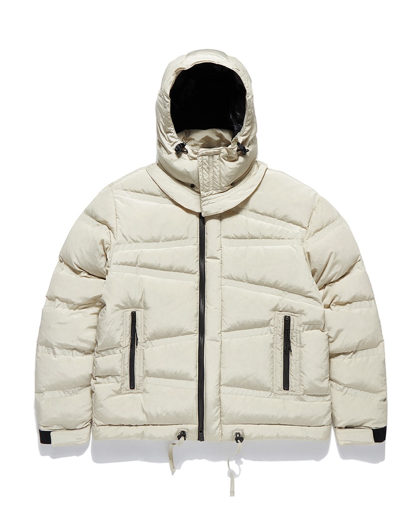 23FW UNAFFECTED OBLIQUE QUILTED PUFFA DOWN ECRU